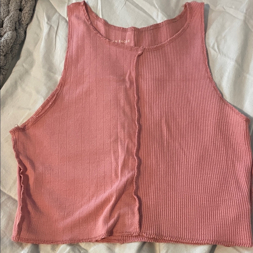 American Eagle Outfitters Pink Tank Top